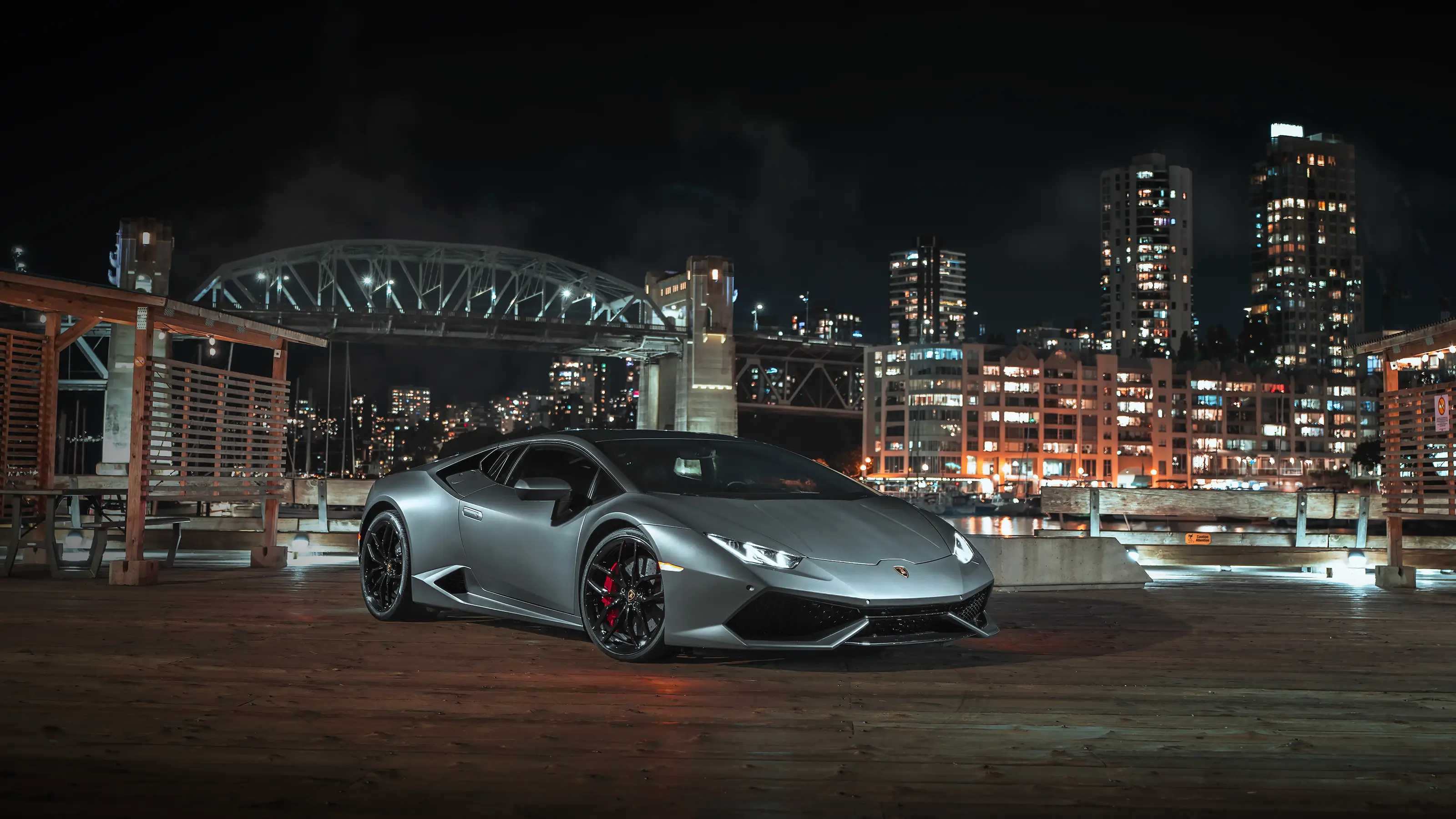 Cover image for Matte Gray Lamborghini Huracán LP610 | Vancouver Car Photography